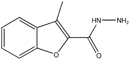 3-METHYL-1-BENZOFURAN-2-CARBOHYDRAZIDE Struktur