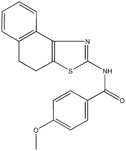 N-(4,5-dihydronaphtho[1,2-d][1,3]thiazol-2-yl)-4-methoxybenzamide Struktur