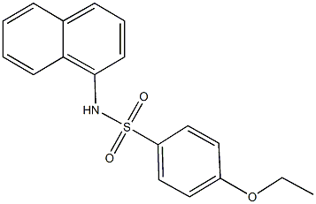 4-ethoxy-N-(1-naphthyl)benzenesulfonamide Struktur