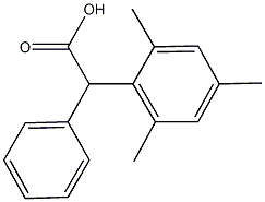 mesityl(phenyl)acetic acid Struktur