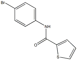 N-(4-bromophenyl)-2-thiophenecarboxamide Struktur