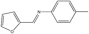 N-(2-furylmethylene)-N-(4-methylphenyl)amine Struktur