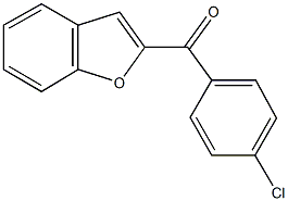 1-benzofuran-2-yl(4-chlorophenyl)methanone Struktur