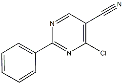 4-chloro-2-phenyl-5-pyrimidinecarbonitrile Struktur