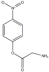 4-nitrophenyl aminoacetate Struktur