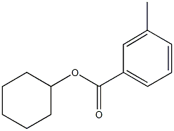 cyclohexyl 3-methylbenzoate Struktur