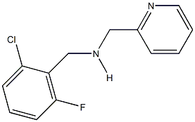 N-(2-chloro-6-fluorobenzyl)-N-(2-pyridinylmethyl)amine Struktur