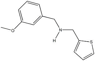 N-(3-methoxybenzyl)-N-(2-thienylmethyl)amine Struktur