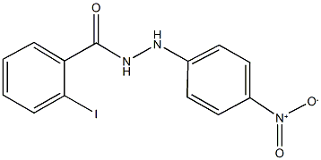 N'-{4-nitrophenyl}-2-iodobenzohydrazide Struktur