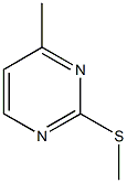 methyl 4-methyl-2-pyrimidinyl sulfide Struktur