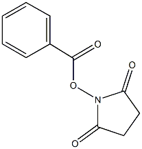 1-(benzoyloxy)-2,5-pyrrolidinedione Struktur