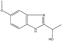 1-(5-methoxy-1H-benzimidazol-2-yl)ethanol Struktur