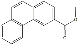 methyl 3-phenanthrenecarboxylate Struktur