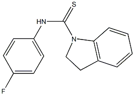 N-(4-fluorophenyl)indoline-1-carbothioamide Struktur