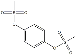 4-[(methylsulfonyl)oxy]phenyl methanesulfonate Struktur