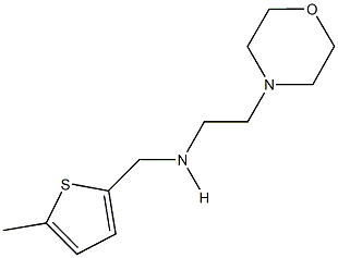 N-[(5-methyl-2-thienyl)methyl]-N-[2-(4-morpholinyl)ethyl]amine Struktur