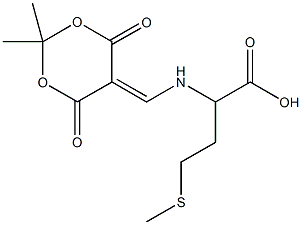 N-[(2,2-dimethyl-4,6-dioxo-1,3-dioxan-5-ylidene)methyl](methyl)homocysteine Struktur