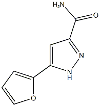 5-(2-Furyl)-1H-pyrazole-3-carboxamide Struktur