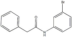 N-(3-bromophenyl)-2-phenylacetamide Struktur