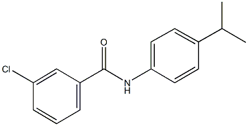 3-chloro-N-(4-isopropylphenyl)benzamide Struktur