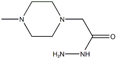 2-(4-methyl-1-piperazinyl)acetohydrazide Struktur