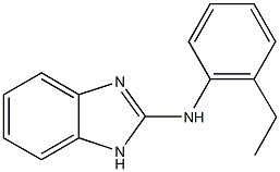 N-(1H-benzimidazol-2-yl)-N-(2-ethylphenyl)amine Struktur