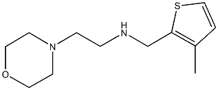 N-[(3-methyl-2-thienyl)methyl]-N-[2-(4-morpholinyl)ethyl]amine Struktur