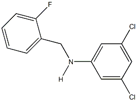 N-(3,5-dichlorophenyl)-N-(2-fluorobenzyl)amine Struktur