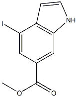 methyl 4-iodo-1H-indole-6-carboxylate Struktur