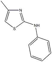 4-methyl-N-phenyl-1,3-thiazol-2-amine Struktur