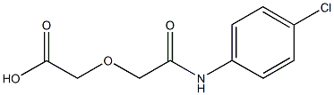 [2-(4-chloroanilino)-2-oxoethoxy]acetic acid Struktur