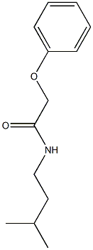 N-isopentyl-2-phenoxyacetamide Struktur