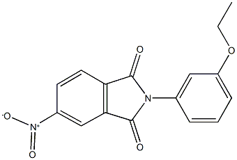 2-(3-ethoxyphenyl)-5-nitro-1H-isoindole-1,3(2H)-dione Struktur