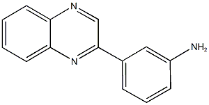 3-(2-quinoxalinyl)phenylamine Struktur