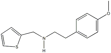 N-[2-(4-methoxyphenyl)ethyl]-N-(2-thienylmethyl)amine Struktur