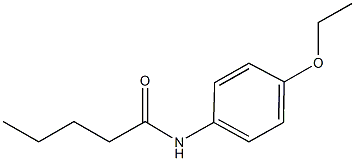 N-(4-ethoxyphenyl)pentanamide Struktur