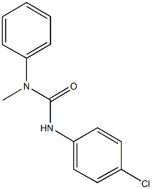 N'-(4-chlorophenyl)-N-methyl-N-phenylurea Struktur