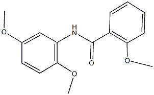 N-(2,5-dimethoxyphenyl)-2-methoxybenzamide Struktur