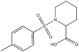 1-[(4-methylphenyl)sulfonyl]-2-piperidinecarboxylic acid Struktur