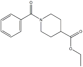 ethyl 1-benzoyl-4-piperidinecarboxylate Struktur