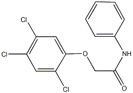 N-phenyl-2-(2,4,5-trichlorophenoxy)acetamide Struktur