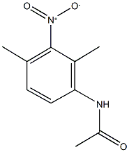 N-{3-nitro-2,4-dimethylphenyl}acetamide Struktur