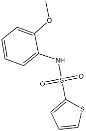 N-(2-methoxyphenyl)-2-thiophenesulfonamide Struktur