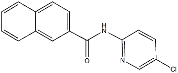 N-(5-chloro-2-pyridinyl)-2-naphthamide Struktur