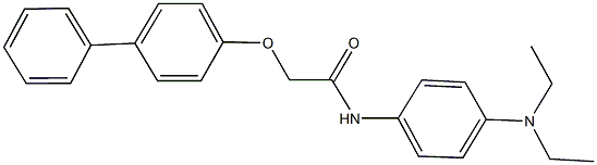 2-([1,1'-biphenyl]-4-yloxy)-N-[4-(diethylamino)phenyl]acetamide Struktur