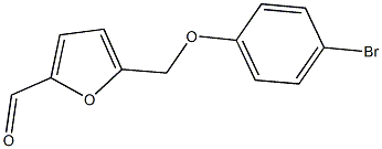 5-[(4-BROMOPHENOXY)METHYL]-2-FURALDEHYDE Struktur