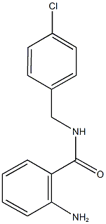 2-AMINO N-( 4-CHLORO BENZYL)BENZAMIDE Struktur