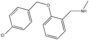 N-{2-[(4-chlorobenzyl)oxy]benzyl}-N-methylamine Struktur