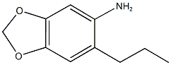 6-propyl-1,3-benzodioxol-5-ylamine Struktur