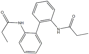 N-[2'-(propionylamino)[1,1'-biphenyl]-2-yl]propanamide Struktur